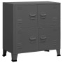 Industrial storage trunk in anthracite steel 75x40x80 cm by vidaXL, Storage trunks - Ref: Foro24-339627, Price: 185,87 €, Dis...