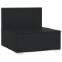 3-seater sofa with black synthetic rattan cushions by vidaXL, Garden sets - Ref: Foro24-317495, Price: 407,20 €, Discount: %