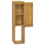 Solid teak wood wall bathroom cabinet 25x25x100 cm by vidaXL, Lockers and storage cabinets - Ref: Foro24-338244, Price: 91,84...