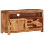 Solid acacia wood TV cabinet 90x34.5x50 cm by vidaXL, TV Furniture - Ref: Foro24-339507, Price: 182,82 €, Discount: %