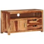 Solid acacia wood TV cabinet 90x34.5x50 cm by vidaXL, TV Furniture - Ref: Foro24-339507, Price: 182,99 €, Discount: %