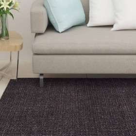 Alfombra de sisal natural negro 66x300 cm de vidaXL, Alfombras - Ref: Foro24-136320, Precio: 79,99 €, Descuento: %