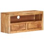 Solid acacia wood TV cabinet 88x30x40 cm by vidaXL, TV Furniture - Ref: Foro24-339513, Price: 136,14 €, Discount: %