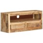 Solid mango wood TV cabinet 88x30x40 cm by vidaXL, TV Furniture - Ref: Foro24-339512, Price: 158,99 €, Discount: %