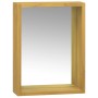 Solid teak wood mirror cabinet 30x10x40 cm by vidaXL, Lockers and storage cabinets - Ref: Foro24-338243, Price: 34,39 €, Disc...