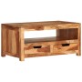 Mesa de centro de madera maciza de acacia 84x49x40 cm de vidaXL, Mesas de centro - Ref: Foro24-339509, Precio: 177,99 €, Desc...