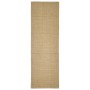 Alfombra de sisal natural 80x250 cm de vidaXL, Alfombras - Ref: Foro24-136307, Precio: 116,20 €, Descuento: %