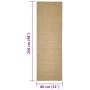 Alfombra de sisal natural 80x250 cm de vidaXL, Alfombras - Ref: Foro24-136307, Precio: 116,20 €, Descuento: %