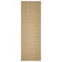 Alfombra de sisal natural 66x200 cm de vidaXL, Alfombras - Ref: Foro24-136300, Precio: 87,99 €, Descuento: %