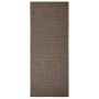 Alfombra de sisal natural marrón 100x250 cm de vidaXL, Alfombras - Ref: Foro24-136349, Precio: 108,11 €, Descuento: %