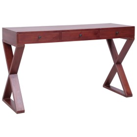 Solid mahogany wood computer desk 115x47x77 cm by vidaXL, Desks - Ref: Foro24-337082, Price: 211,25 €, Discount: %