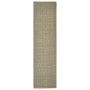 Alfombra de sisal natural verde 66x250 cm de vidaXL, Alfombras - Ref: Foro24-136373, Precio: 72,99 €, Descuento: %