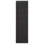 Alfombra de sisal natural negro 100x350 cm de vidaXL, Alfombras - Ref: Foro24-136333, Precio: 158,98 €, Descuento: %