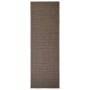 Alfombra de sisal natural negro 66x200 cm de vidaXL, Alfombras - Ref: Foro24-136336, Precio: 58,87 €, Descuento: %