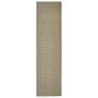 Alfombra de sisal natural verde 80x300 cm de vidaXL, Alfombras - Ref: Foro24-136380, Precio: 133,66 €, Descuento: %