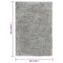 Alfombra de pelo largo gris 160x230 cm 50 mm de vidaXL, Alfombras - Ref: Foro24-340032, Precio: 110,69 €, Descuento: %