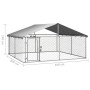 Perrera de exterior con tejado 300x300x150 cm de vidaXL, Casetas y cercados para perros - Ref: Foro24-171501, Precio: 167,19 ...