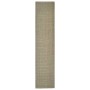 Alfombra de sisal natural verde 66x300 cm de vidaXL, Alfombras - Ref: Foro24-136374, Precio: 85,40 €, Descuento: %