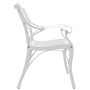 White cast aluminum garden bench 102 cm by vidaXL, garden benches - Ref: Foro24-317746, Price: 260,08 €, Discount: %