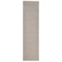 Alfombra de sisal natural color arena 80x300 cm de vidaXL, Alfombras - Ref: Foro24-136362, Precio: 123,14 €, Descuento: %