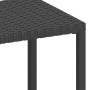 Sun loungers with table 2 units black synthetic rattan by vidaXL, Loungers - Ref: Foro24-317638, Price: 194,05 €, Discount: %