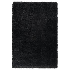 Black long pile rug 160x230 cm 50 mm by vidaXL, Rugs - Ref: Foro24-340020, Price: 104,99 €, Discount: %