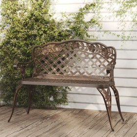 Bronze cast aluminum garden bench 108 cm by vidaXL, garden benches - Ref: Foro24-317743, Price: 204,99 €, Discount: %