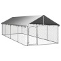 Perrera de exterior con tejado 600x200x150 cm de vidaXL, Casetas y cercados para perros - Ref: Foro24-171500, Precio: 216,98 ...