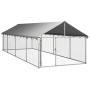 Perrera de exterior con tejado 600x200x150 cm de vidaXL, Casetas y cercados para perros - Ref: Foro24-171500, Precio: 216,98 ...