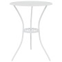 Bistro table and chairs 3 pieces cast aluminum white by vidaXL, Garden sets - Ref: Foro24-317752, Price: 203,12 €, Discount: %