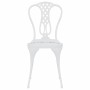 Bistro table and chairs 3 pieces cast aluminum white by vidaXL, Garden sets - Ref: Foro24-317752, Price: 203,12 €, Discount: %