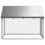 Outdoor kennel with roof 200x100x150 cm by vidaXL, Dog kennels and fences - Ref: Foro24-171496, Price: 101,99 €, Discount: %