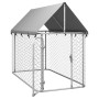 Outdoor kennel with roof 200x100x150 cm by vidaXL, Dog kennels and fences - Ref: Foro24-171496, Price: 101,99 €, Discount: %