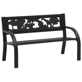 Steel garden bench for children 86 cm by vidaXL, garden benches - Ref: Foro24-317773, Price: 75,76 €, Discount: %