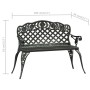 Grüne Gartenbank aus Aluminiumguss, 108 cm von vidaXL, Gartenbänke - Ref: Foro24-317741, Preis: 212,98 €, Rabatt: %