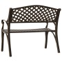 Bronze cast aluminum garden bench 102 cm by vidaXL, garden benches - Ref: Foro24-317747, Price: 248,56 €, Discount: %