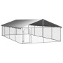 Outdoor kennel with roof 600x300x150 cm by vidaXL, Dog kennels and fences - Ref: Foro24-171502, Price: 246,99 €, Discount: %