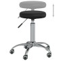 Massagehocker aus schwarzem Kunstleder von vidaXL, Massagesessel - Ref: Foro24-3085693, Preis: 55,58 €, Rabatt: %