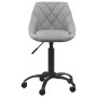 Light Gray Velvet Office Chair by vidaXL, Office chairs - Ref: Foro24-3088846, Price: 92,30 €, Discount: %