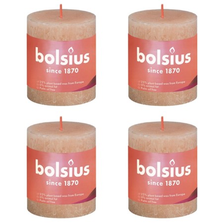 Bolsius Rustic Shine Candles 4 Einheiten Misty Pink 80x68 mm von Bolsius, Kerzen - Ref: Foro24-440815, Preis: 15,03 €, Rabatt: %