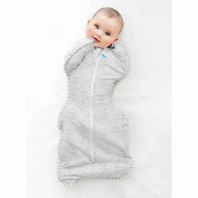 Love to Dream Baby Fußsack Swaddle Up Lite Stage 1 Text Grau S von Love to Dream, Babytaschen und Decken - Ref: Foro24-440772...