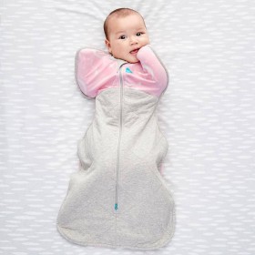 Love to Dream Baby-Fußsack zum Wickeln, warm, Stufe 1, Rosa, M von Love to Dream, Babytaschen und Decken - Ref: Foro24-440775...