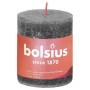 Bolsius Shine rustic candles 4 units stormy gray 80x68 mm by Bolsius, Candles - Ref: Foro24-440813, Price: 14,01 €, Discount: %