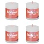 Bolsius Velas rústicas Shine 4 unidades blanco turbio 80x68 mm de Bolsius, Velas - Ref: Foro24-440807, Precio: 16,94 €, Descu...