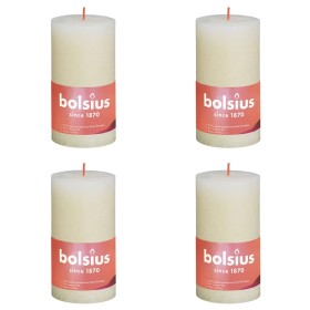 Bolsius Shine rustic candles 4 pcs soft pearl 130x68 mm by Bolsius, Candles - Ref: Foro24-440823, Price: 23,18 €, Discount: %