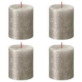 Bolsius Rustic Shimmer Candles 4 Einheiten Champagnerfarbe 80x68 mm von Bolsius, Kerzen - Ref: Foro24-440880, Preis: 23,12 €,...