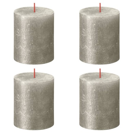 Bolsius Rustic Shimmer Candles 4 Einheiten Champagnerfarbe 80x68 mm von Bolsius, Kerzen - Ref: Foro24-440880, Preis: 23,12 €,...