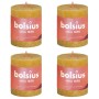 Bolsius Velas rústicas Shine 4 uds color amarillo colmena 80x68 mm de Bolsius, Velas - Ref: Foro24-440810, Precio: 18,15 €, D...