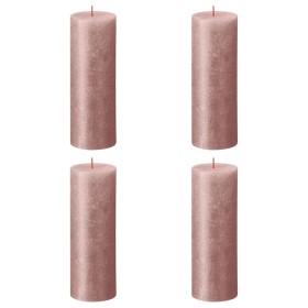 Bolsius Shimmer rustic candles 4 units pink 190x68 mm by Bolsius, Candles - Ref: Foro24-440894, Price: 24,99 €, Discount: %