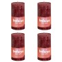 Bolsius Shine rustic candles 4 units red velvet 130x68 mm by Bolsius, Candles - Ref: Foro24-440832, Price: 23,18 €, Discount: %